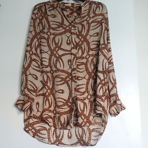 Richard Allen Multicolored Tunic Shirt